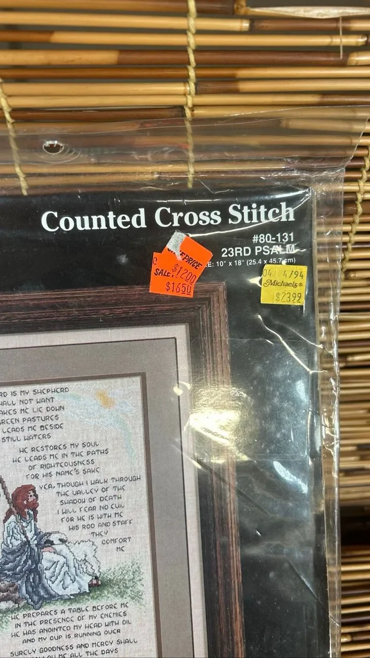 Janlynn Cross Stitch 80-131 The Lord is My Shephard